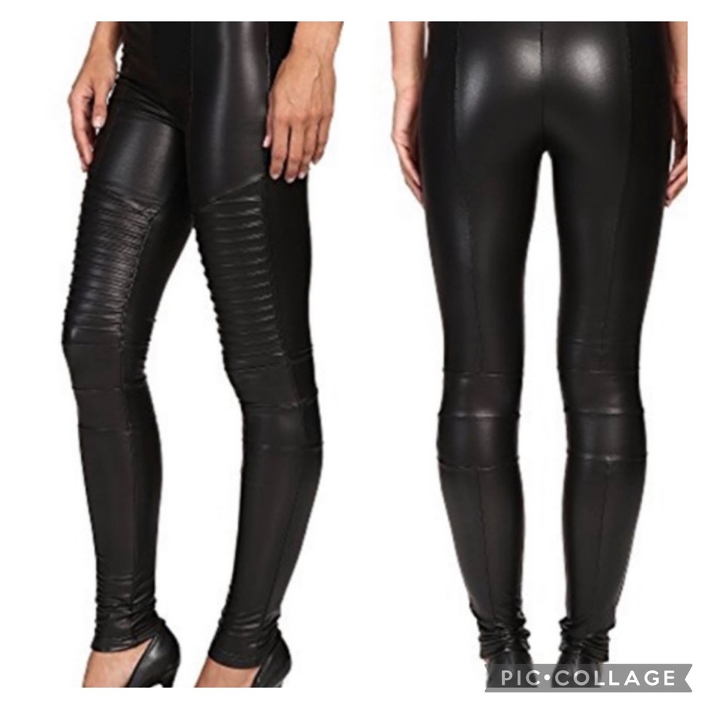NWT Plush by Revolve Women’s Fleece Lined Liquid Moto Leggings